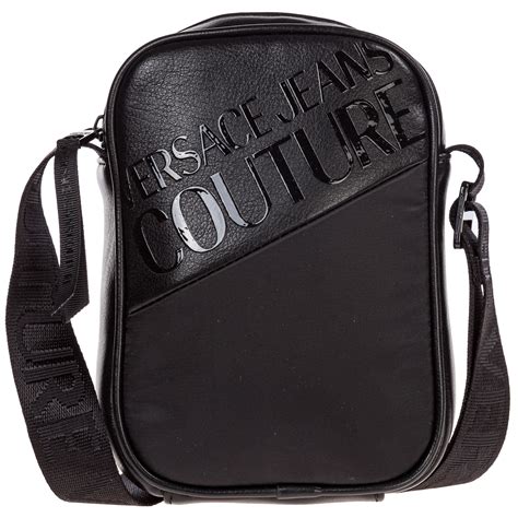 versace men's crossbody bag|luxury men's crossbody messenger bag.